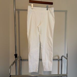 Elegant White Ankle Pants